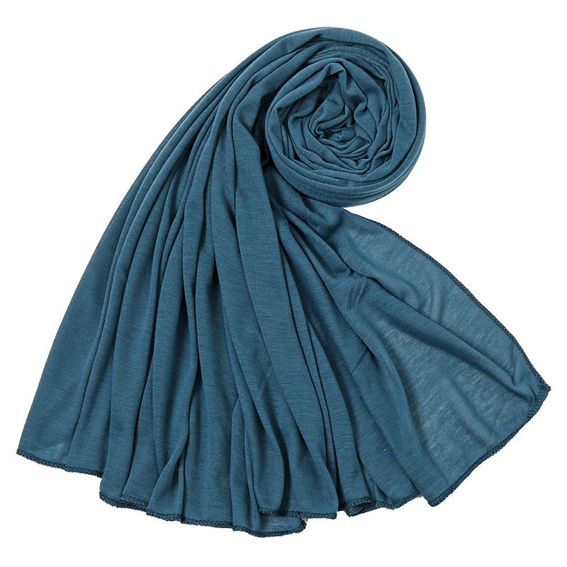 Solid Color Soft Breathable Long Scarf Women - Image 4