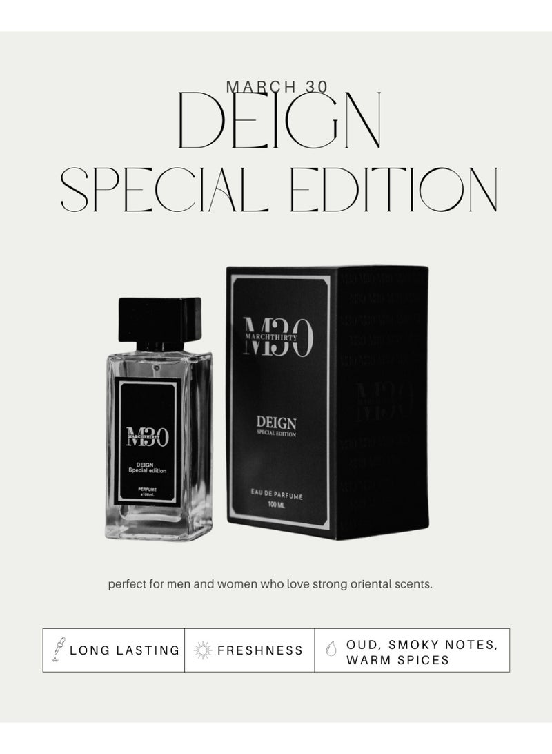 March Thirty – Deign Special Edition Eau de Parfum 100ml (Unisex) - Image 3