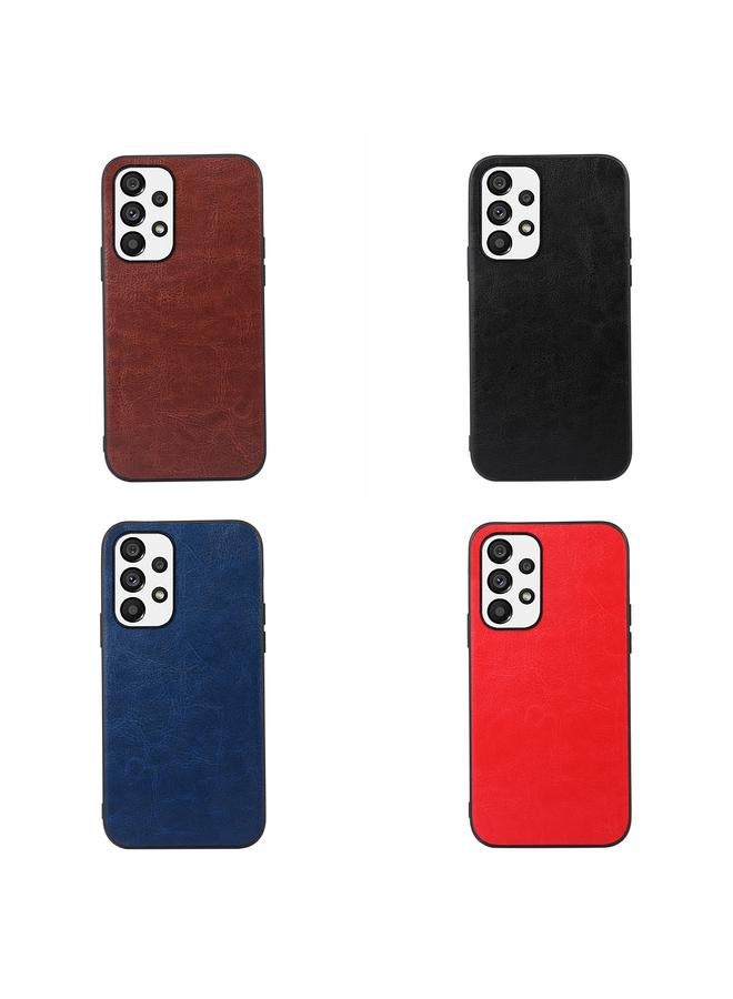 اس-توب جراب لهاتف Samsung Galaxy A53 5G جراب هاتف Crazy Horse Texture PU - Image 3