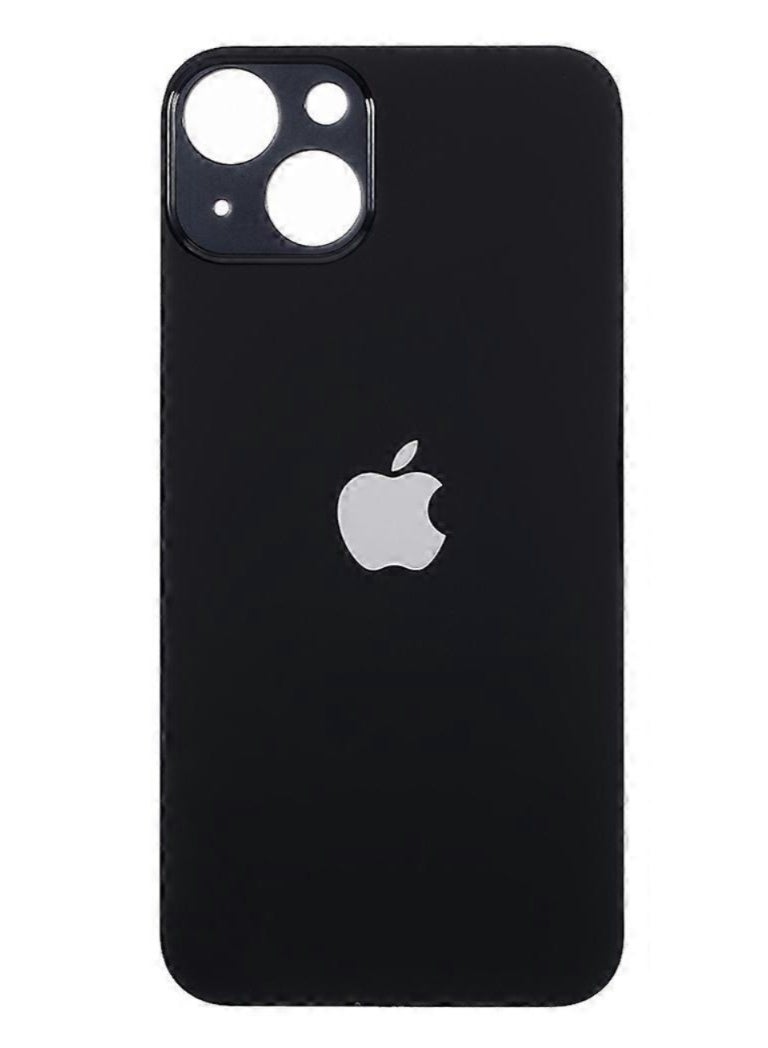 erorex Replacement Battery Back Glass Cover for iPhone 13 6.1-inch - Black - Image 1