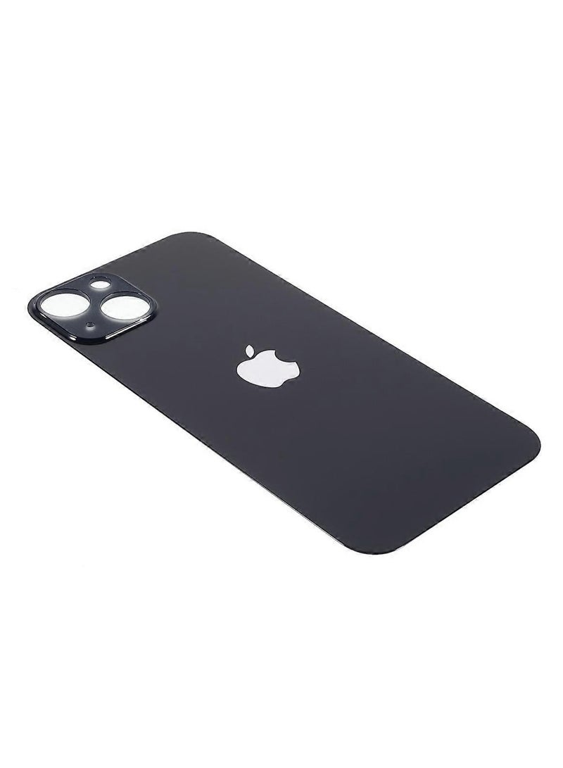 erorex Replacement Battery Back Glass Cover for iPhone 13 6.1-inch - Black - Image 2