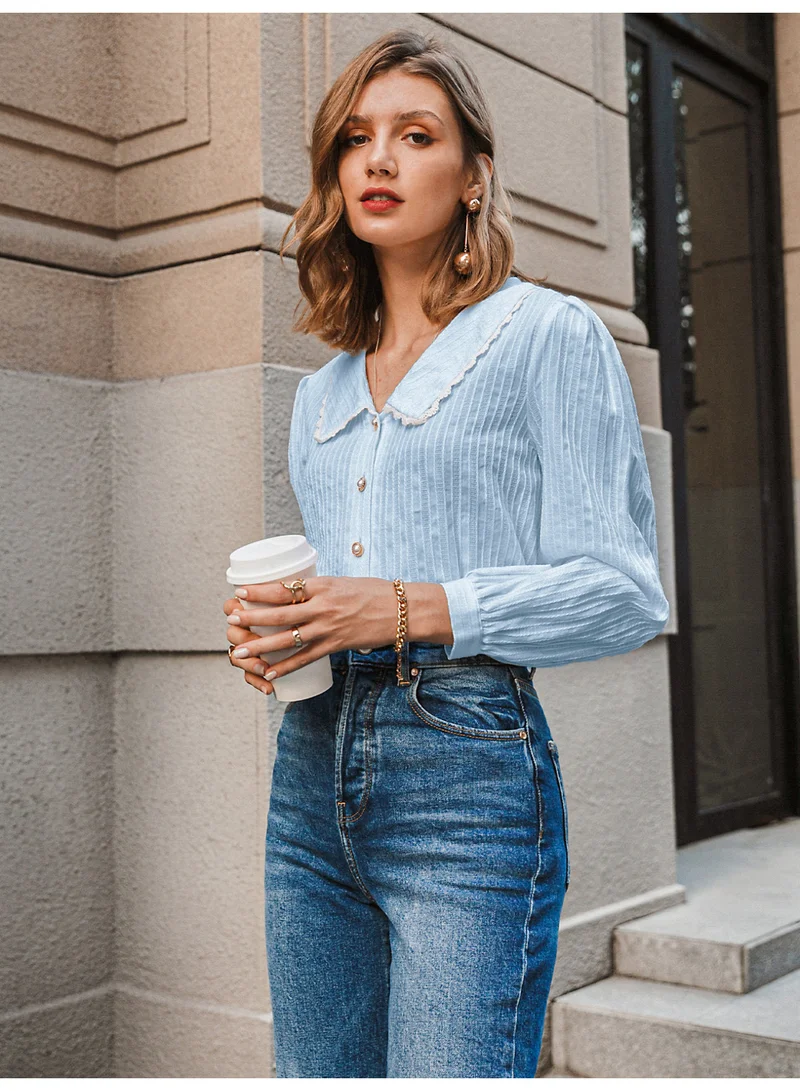 SIMPLEE Women's Fashion Tops - Trendy Blouse for Casual & Party Wear