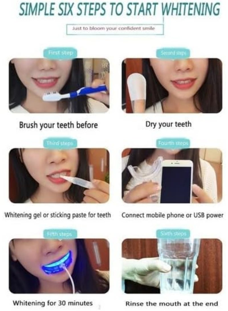 M MIAOYAN LED Teeth Whitening Device, Effective Teeth Whitening, Brightening Care, Clear Smile Essential. - Image 4