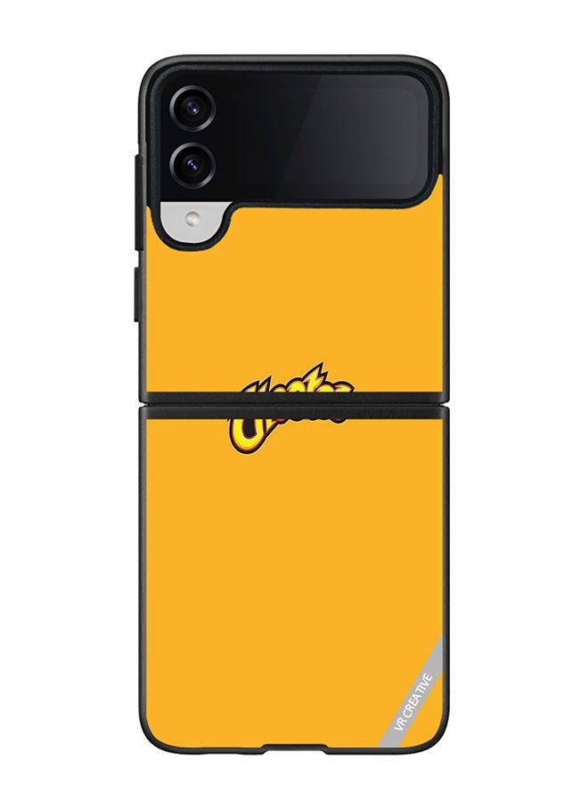 VR CREATIVE Protective Case Cover For Samsung Galaxy Z Flip4 Cheetos Design Multicolour - Image 1