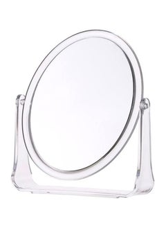 Arabest Magnifying Vanity Mirror With Stand - Small Cosmetic Makeup Mirror | Bathroom Shaving Circle Mirror, Dressing Table Mirror, Beauty Mirror | Travel Car Portable Mirror | Double Sided Round Mirror  - Image 1