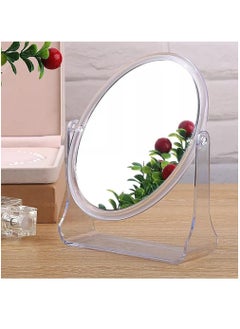 Arabest Magnifying Vanity Mirror With Stand - Small Cosmetic Makeup Mirror | Bathroom Shaving Circle Mirror, Dressing Table Mirror, Beauty Mirror | Travel Car Portable Mirror | Double Sided Round Mirror  - Image 3
