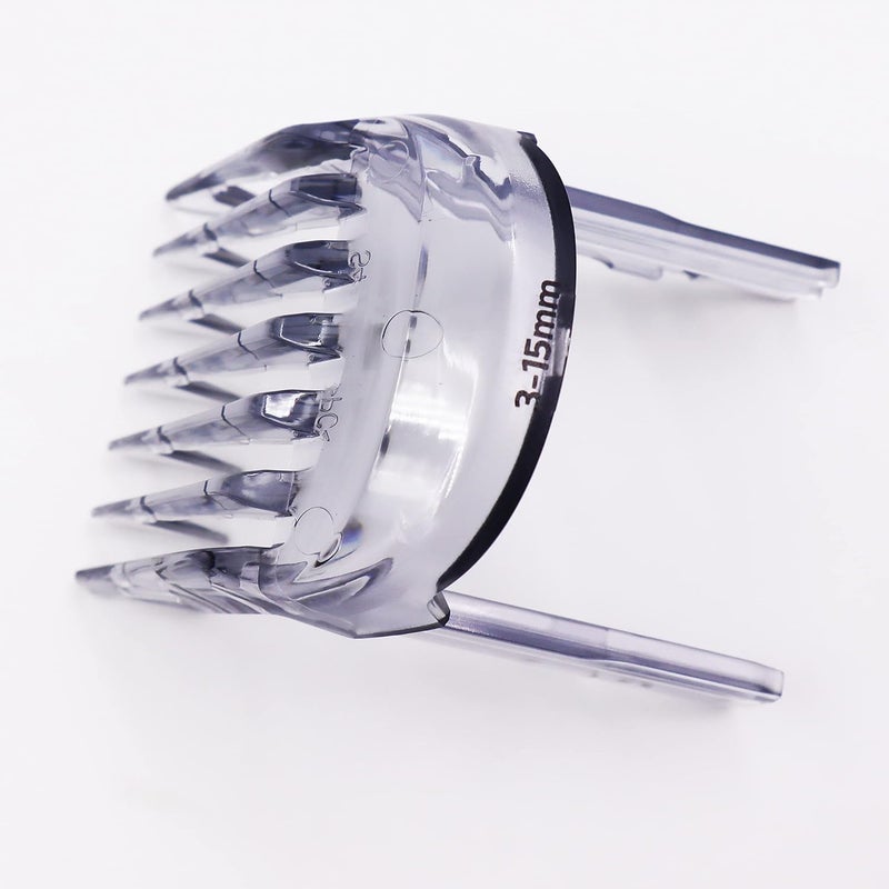 Plastic comb for hair clipper HC5610 HC5612 HC5630 HC5632 HC5690 HC5691 HC7650 3-15 mm Compatible with Philips, 3-15 mm shaver, hair clipper comb, parts for - Image 5