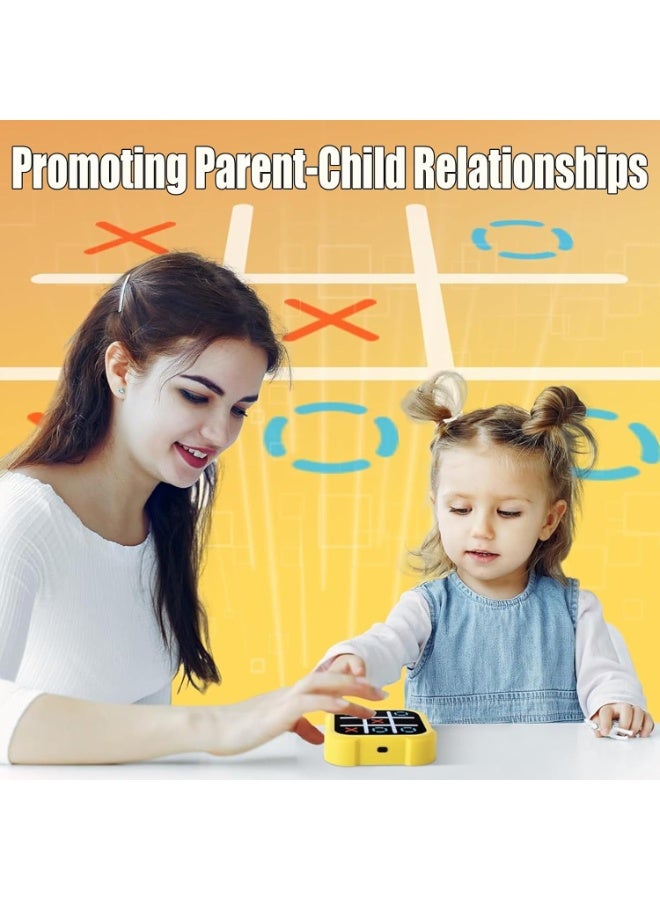 Smart Electronic Tic-Tac-Toe Game Console Rechargeable - Interactive Logic Training & Educational Puzzle Toy for Kids - Image 4