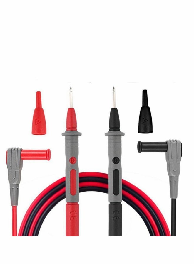 مجموعة كابلات اختبار المقياس الرقمي الإلكتروني، مجموعة رؤوس بروب قابلة للتبديل بمشابك تمساح، مجموعة كابلات متعددة الوظائف - Image 2