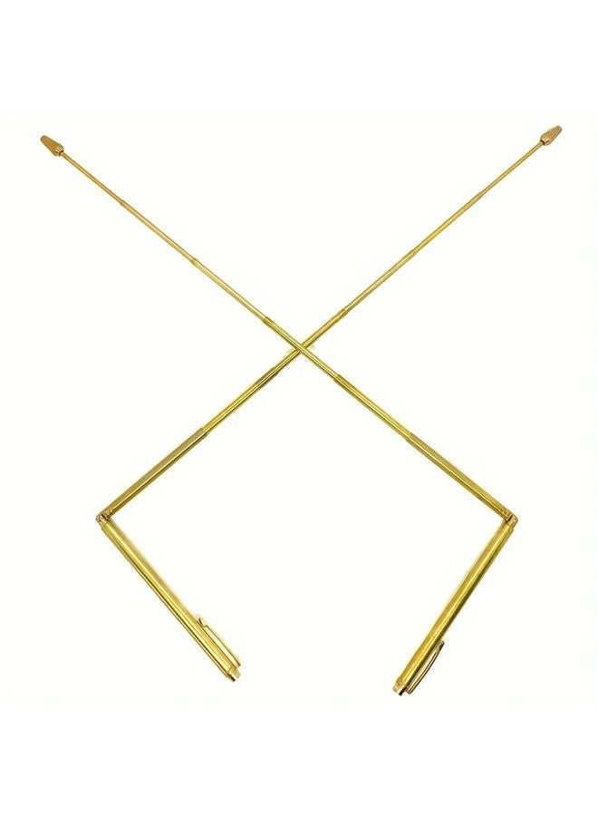 2pcs Copper Dowsing Rods Retractable Divining Rod For Gold Water Treasure Hunting - Image 4
