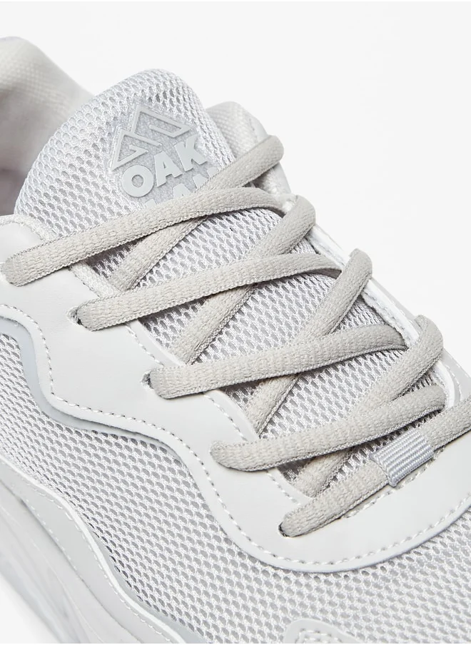 شو اكسبرس Textured Lace-Up Sports Shoes