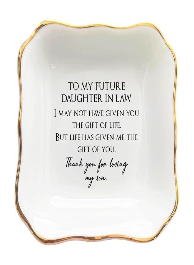 BAT TRANG Ceramic Trinket Tray, Future Daughter in Law Wedding Gift, Bridal Shower, Gifts for Bride from Mother in Law, Birthday Gift from Mom (Future Daughter in Law) - Image 1