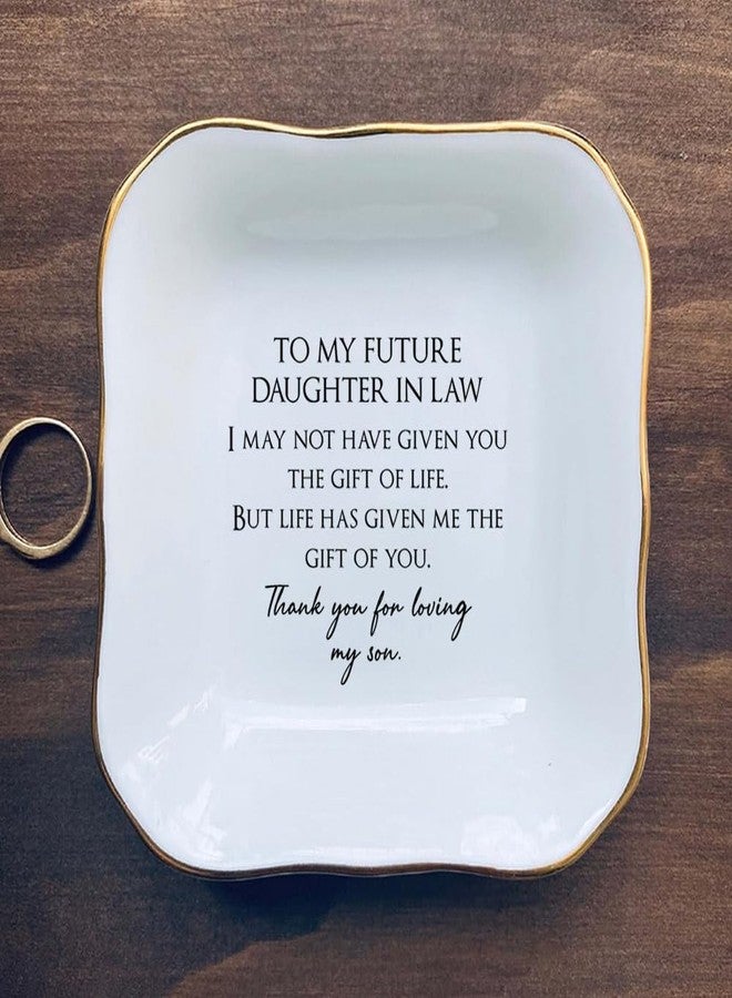 BAT TRANG Ceramic Trinket Tray, Future Daughter in Law Wedding Gift, Bridal Shower, Gifts for Bride from Mother in Law, Birthday Gift from Mom (Future Daughter in Law) - Image 4