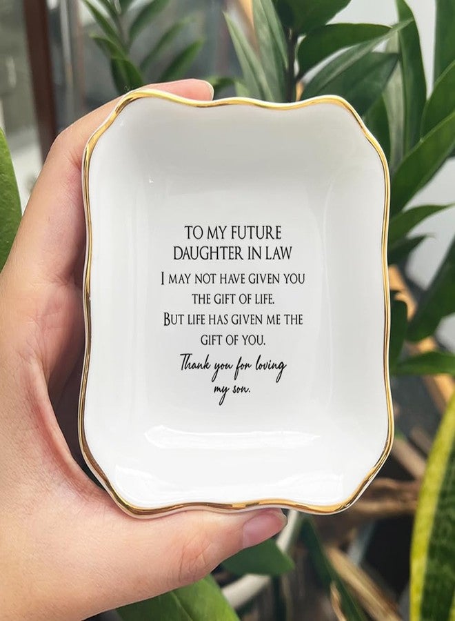 BAT TRANG Ceramic Trinket Tray, Future Daughter in Law Wedding Gift, Bridal Shower, Gifts for Bride from Mother in Law, Birthday Gift from Mom (Future Daughter in Law) - Image 3