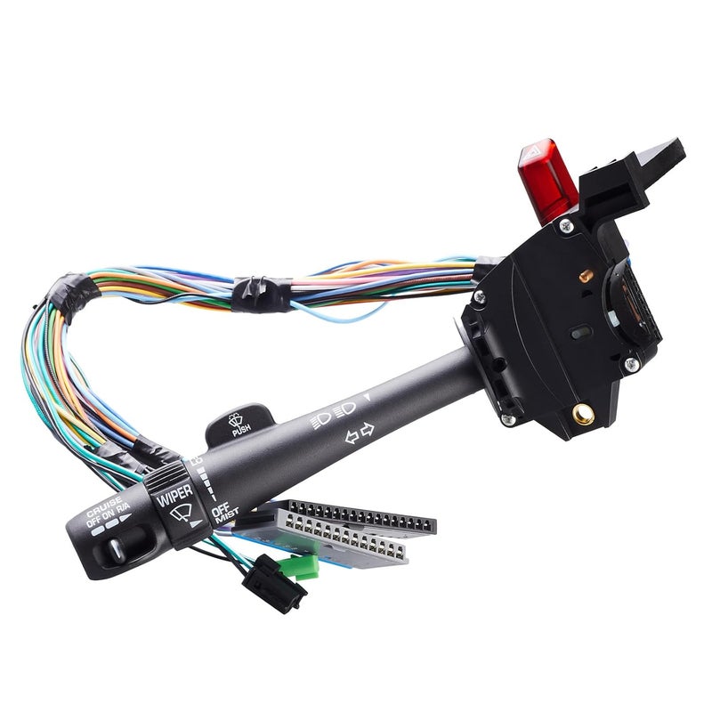 SOAESCN 26100839 Turn Signal Switch for 1999-2002 Chevy & GMC Models - Includes Cruise Control and Windshield Wiper Functions - Image 1