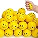 LovesTown Face Stress Balls 2inch Squeeze Toys 12PCS Yellow Smile Mini Stress Relief Balls for Kids Adults School Carnival Reward Party Bag Gift - Image 3