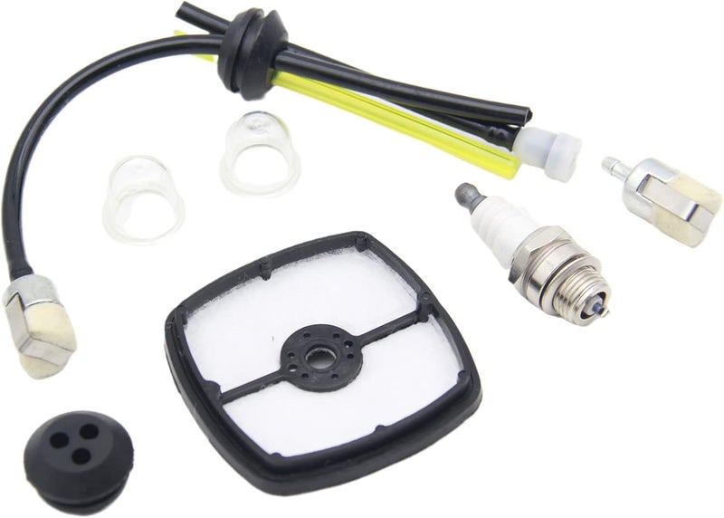 JIUDANI طقم إعادة طاقة كامل وضبط متوافق مع جهاز تشذيب Echo ES-250 PB-250 PB-250LN مع فلتر هواء، وحلقة خزان الوقود، والمزيد - يحل محل رقم القطعة 90152y - Image 1