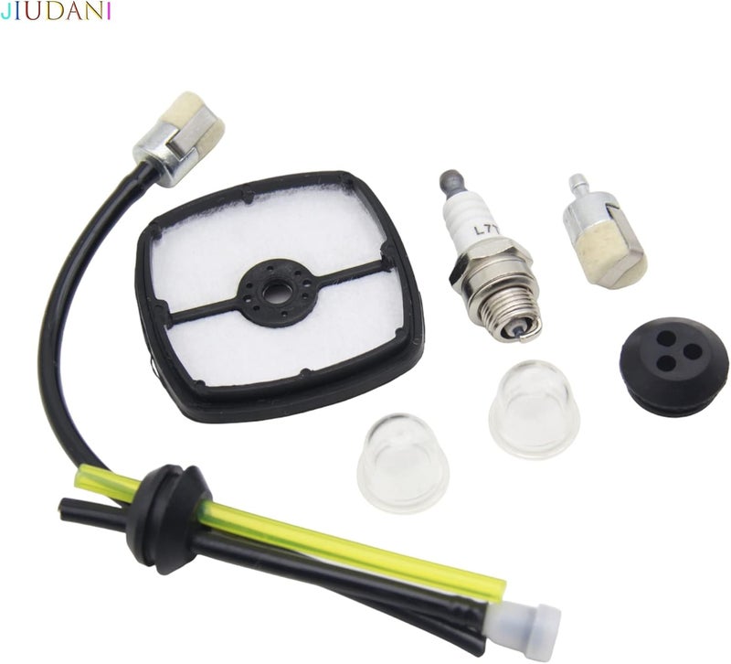 JIUDANI طقم إعادة طاقة كامل وضبط متوافق مع جهاز تشذيب Echo ES-250 PB-250 PB-250LN مع فلتر هواء، وحلقة خزان الوقود، والمزيد - يحل محل رقم القطعة 90152y - Image 2