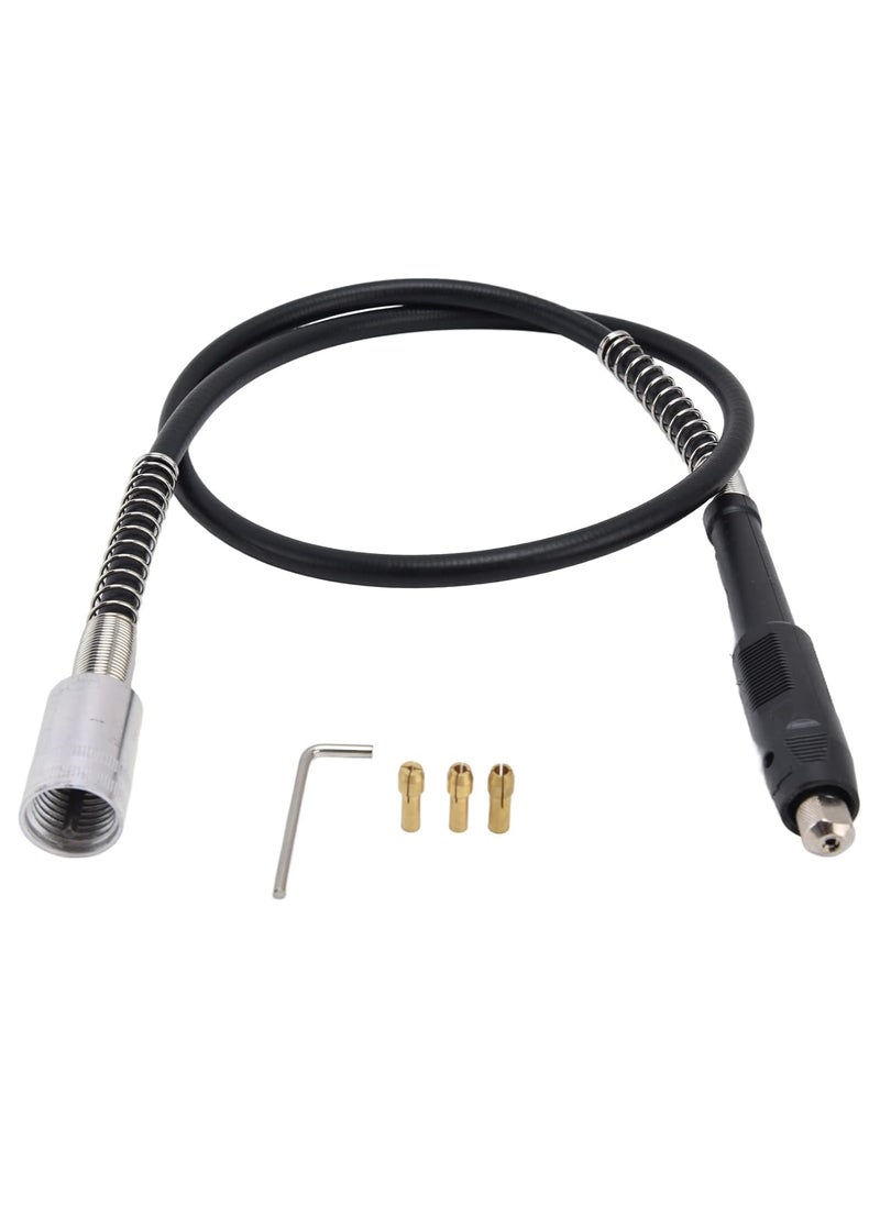 UPTODATETOOLS - UPTODATETOOLS 42 Extension Corded Grinding Electric Flex Flexible Shaft Rotary Tool for Power Rotary WITH 3PCS CHUCKS 15mm 23mm 32mm - Image 1