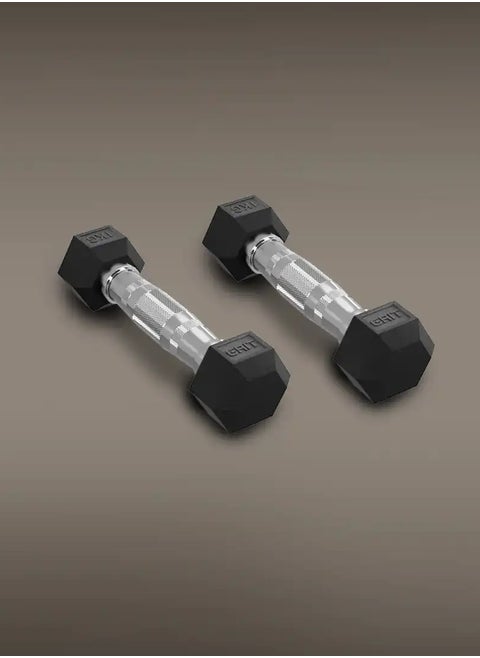 GRIT Hex Dumbbells - 1 kg Pair
