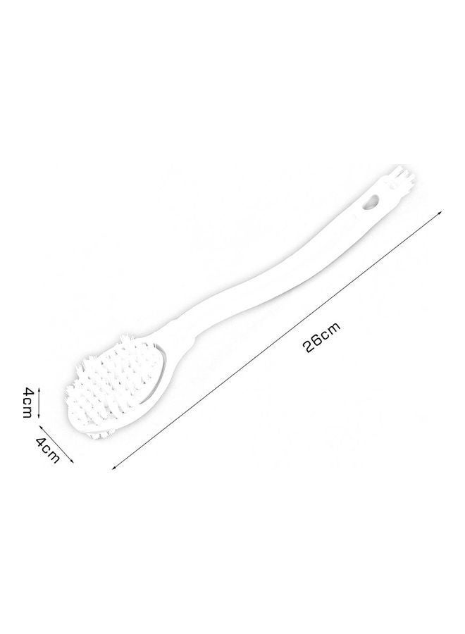 NIBEMINENT Long Handle Double-Headed Shoes Cleaning Brushe Blue - Image 3