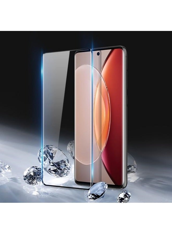 عام حافظة متوافقة مع Honor Magic6 Pro 5G، غلاف شفاف فائق الرقة عالي الدقة، إطار TPU ناعم + ظهر PC صلب مع حماية شاشة زجاجية واقية (2 حزمة). - Image 5