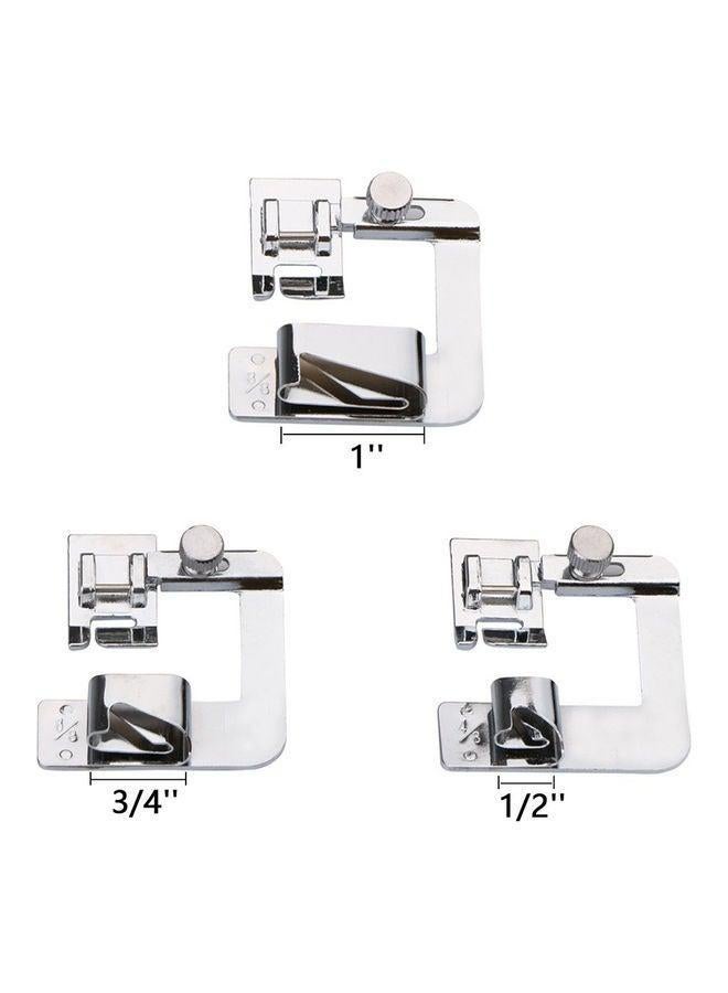 3-Piece Adjustable Wide Foot Set Silver - Image 3