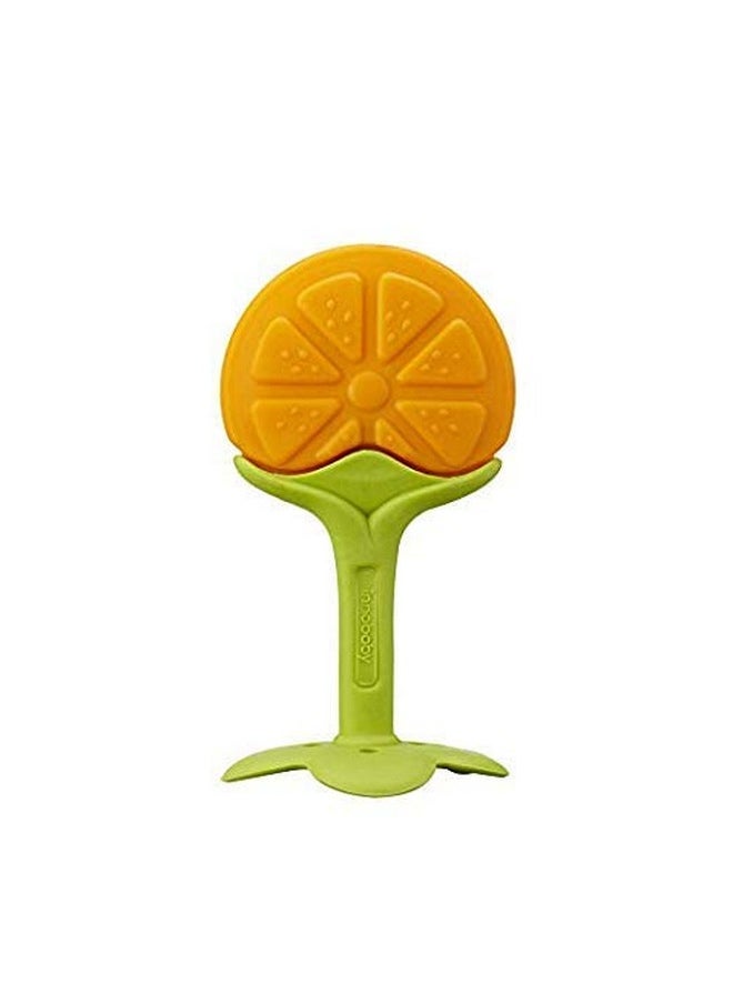 The Little Lookers Baby Silicone Fruit Shape Teether (Multicolour Pack Of 3)  - Image 4