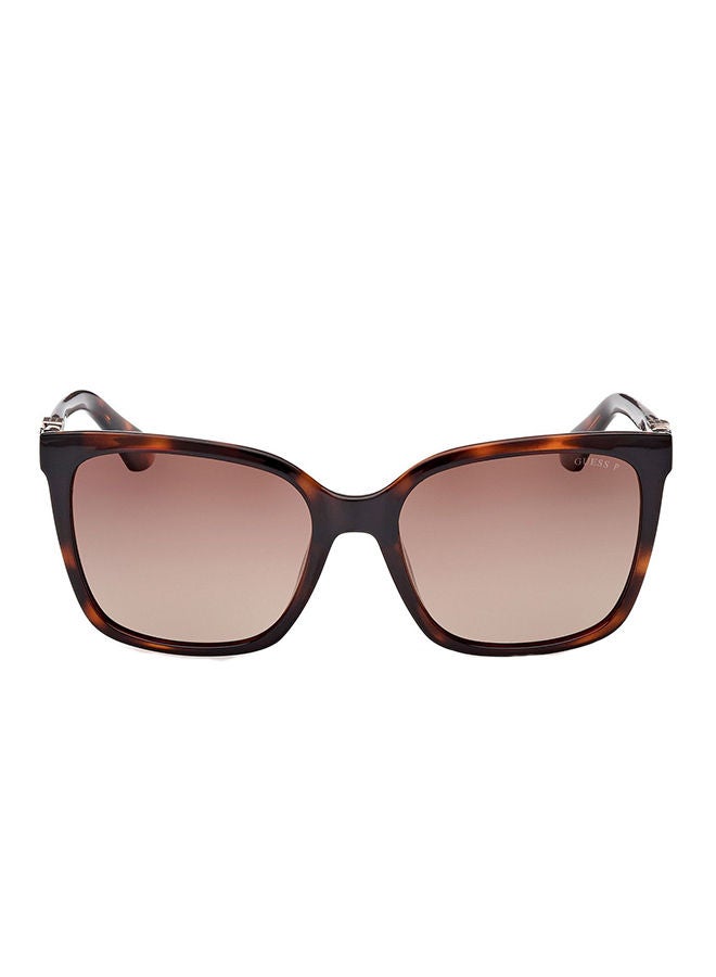GUESS GU7865 52H Sunglasses 100% UV Protected Brown Square For Women - Image 1