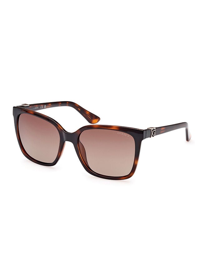 GUESS GU7865 52H Sunglasses 100% UV Protected Brown Square For Women - Image 2