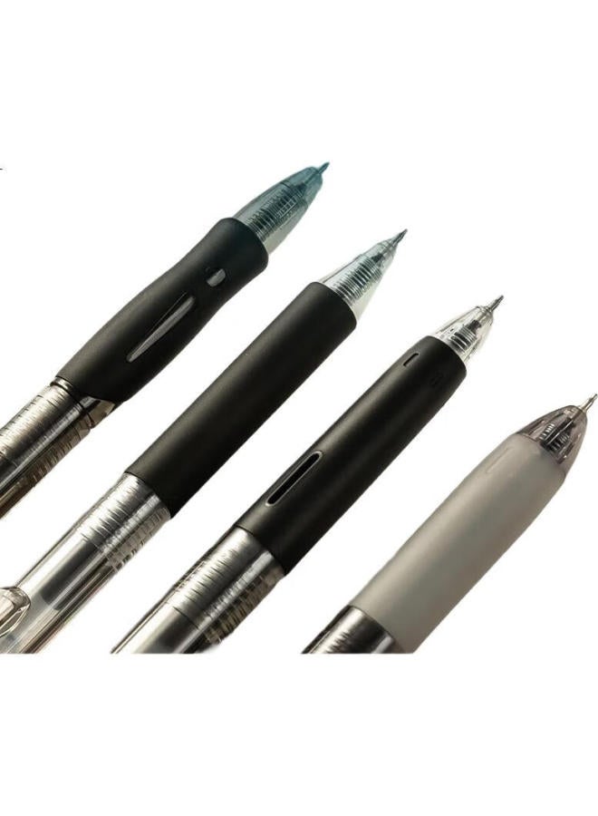 M.G Chenguang (M&G) Stationery 0.5Mm Black Quick-Drying St Exam Pen Set, Midnight Starry Sky Black Gel Pen, Exam And Office Use High-Quality Retractable Pen, 5-Pack Hagp2227A - Image 2