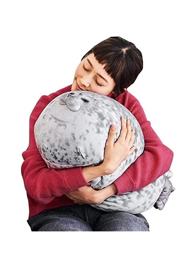 Large 60cm Chubby Blob Seal Pillow - Adorable Ocean Animal Plush Toy - Image 4