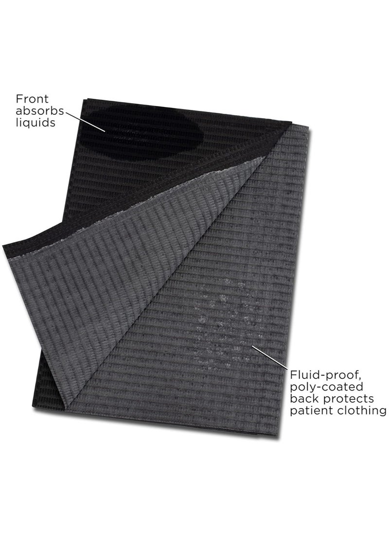 Generic 125pcs Dental Bibs Disposable Patient Bibs, 33cm x 45cm 3-Ply Waterproof Dentist Paper Bibs Sheets for Dental, Medical, Tattoo, Nail Tra or Table Cover  - Image 5