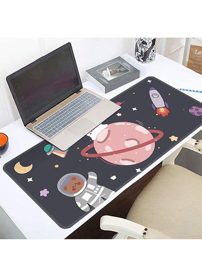Peachjoy Kawaii Desk Mat,Cute Mouse Pad,Large Gaming Desk Mouse mat Cartoons Keyboard Pad,Laptop Desk Mat for Gaming, Writing, or Home Office Work 32 x 12 in - Image 4