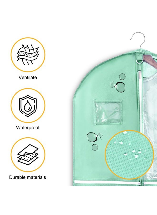 QEES Garment Bag,1 Pack Garment Bags For Travel,Dance Costumes Bag,Dance Garment Bags For Dancers,Kids Garment Bags For Hanging Clothes,Dance Recital Bags,40Inch Garmet Bag wtih Buckle - Image 4