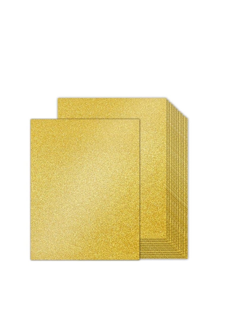 Terabyte ورق لامع ذهبي، أوراق مكتبية جميلة من ورق الكاردستوك - Image 1