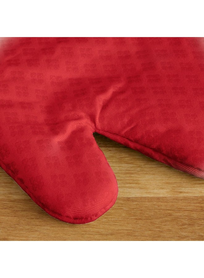 KitchenAid Asteroid Oven Mitt Set, 7"x12.5", Fire Red, 2 Piece - Image 3