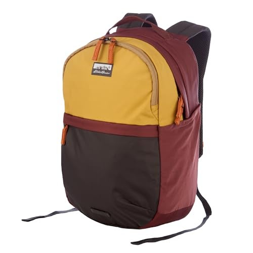 Eddie Bauer 26L Venture Backpack Hydration and Laptop Compatible Daypack Redwood and Antique Gold - Image 1