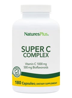 Nature's Plus Super C Complex 180 Vegetarian Capsules  - Image 1