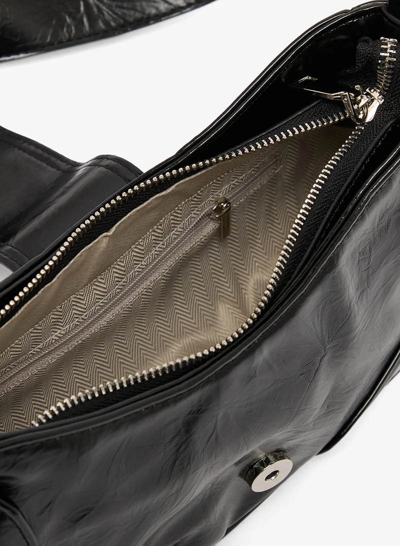 ELLA East-To-West Metal Buckle Bag