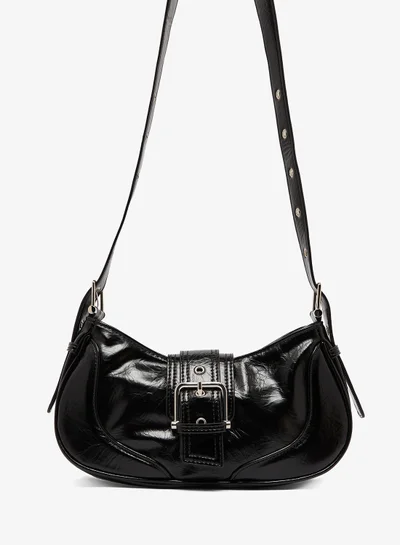 ELLA East-To-West Metal Buckle Bag