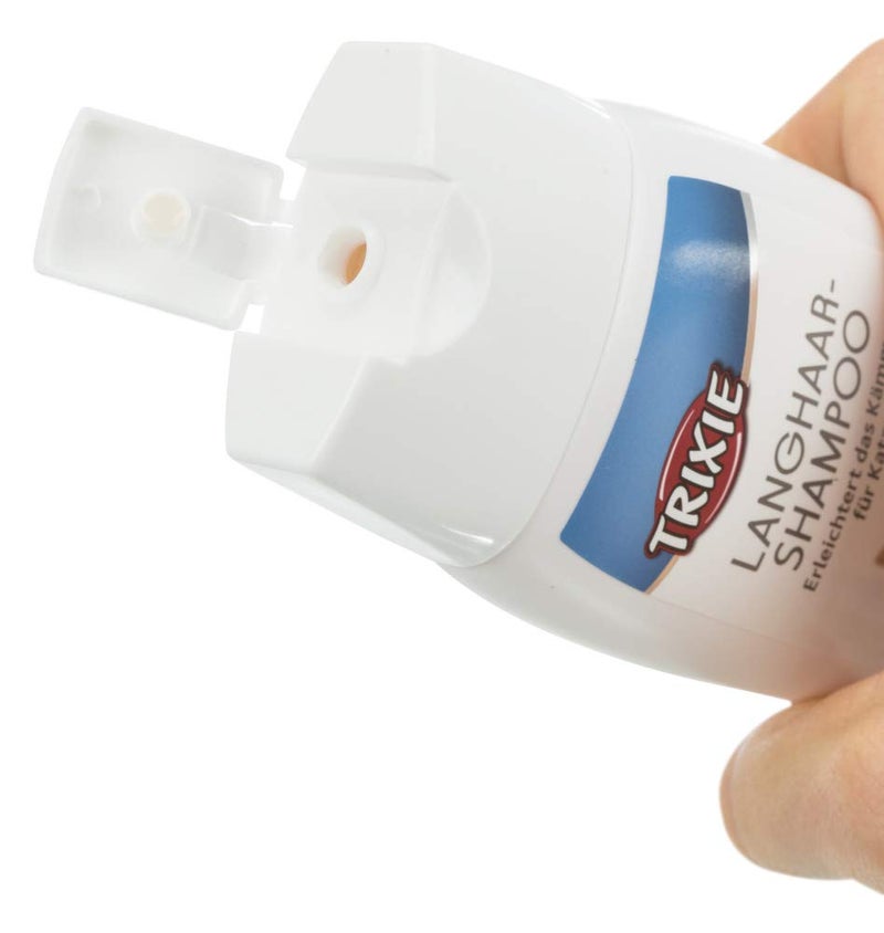 Trixie Cat Shampoo for Long Hair, Perfect for Getting Long Coats, Provides Easy Rinse and Maintenance of Long Fur - 250 ml - Image 4