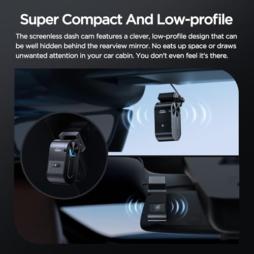 VIOFO VS1 Mini Dash Cam, 1440P/2K HDR Dashcam, STARVIS 2 Sensor, Free 32GB SD Card, 5GHz Wi-Fi Voice Control Car Dash Camera with GPS, Night Vision 2.0, 24H Parking Mode, Support 512GB Max - Image 3