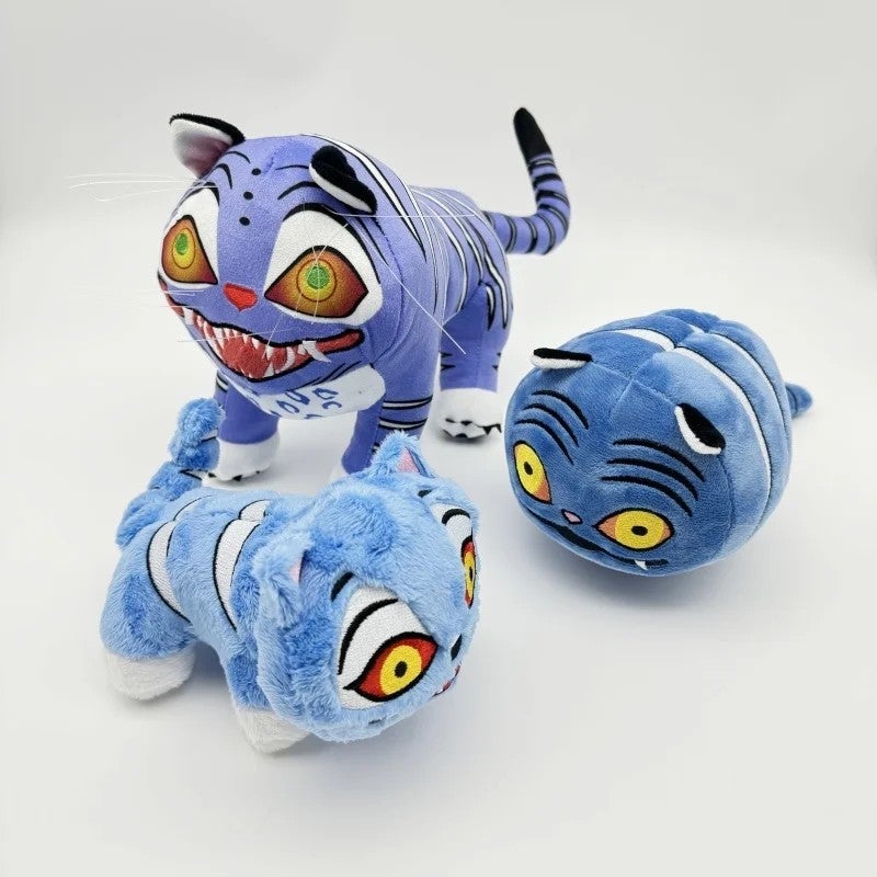 Y&D New Blue Tiger K-pop Demon Hunter Super Soft Plush Pillow – PP Cotton Polyester Stuffed Animal Toy for Birthdays, Collectible Mesh Doll - Image 5