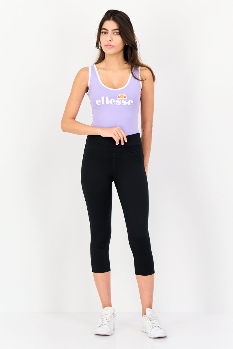 Ellesse Women Sportswear Fit Sleeveless Training Bodysuit, Purple - Image 4