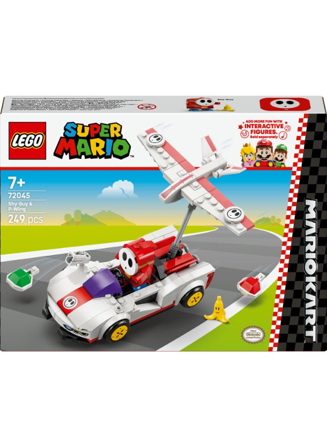 LEGO Super Mario: Mario Kart Shy Guy & P-Wing 72045 Building Set (249 Pieces) - Image 2