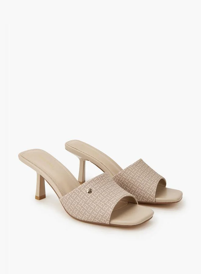 Women's Stiletto Heel Slip-On Sandals