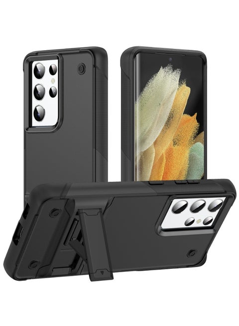 LENOK Samsung S21 ultra case, Military-Grade Heavy-Duty Armor Case, Rugged, Shockproof, with Kickstand, fingerprint resist, for Samsung s21 ultra.