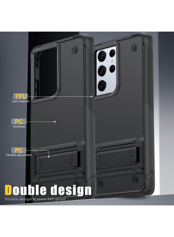 LENOK Samsung S21 ultra case, Military-Grade Heavy-Duty Armor Case, Rugged, Shockproof, with Kickstand, fingerprint resist, for Samsung s21 ultra. - Image 5