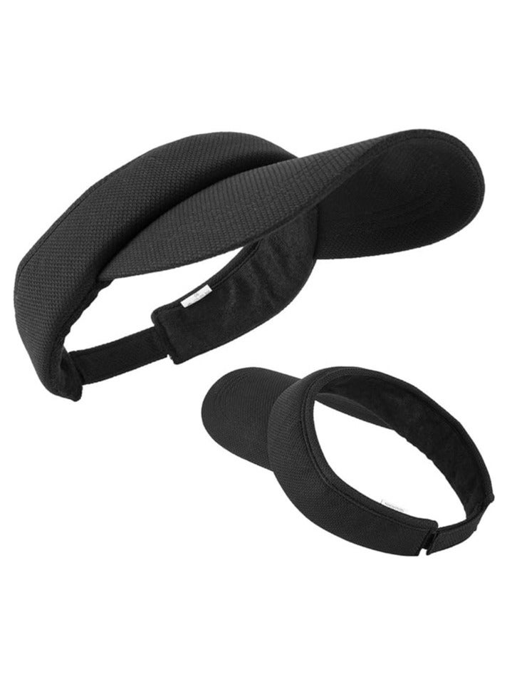 أوزيغالور أقنعة واقية من الشمس متعددة الألوان للنساء/الفتيات، حافة طويلة، قابلة للتعديل - مثالية للجولف وركوب الدراجات وصيد الأسماك - Image 1